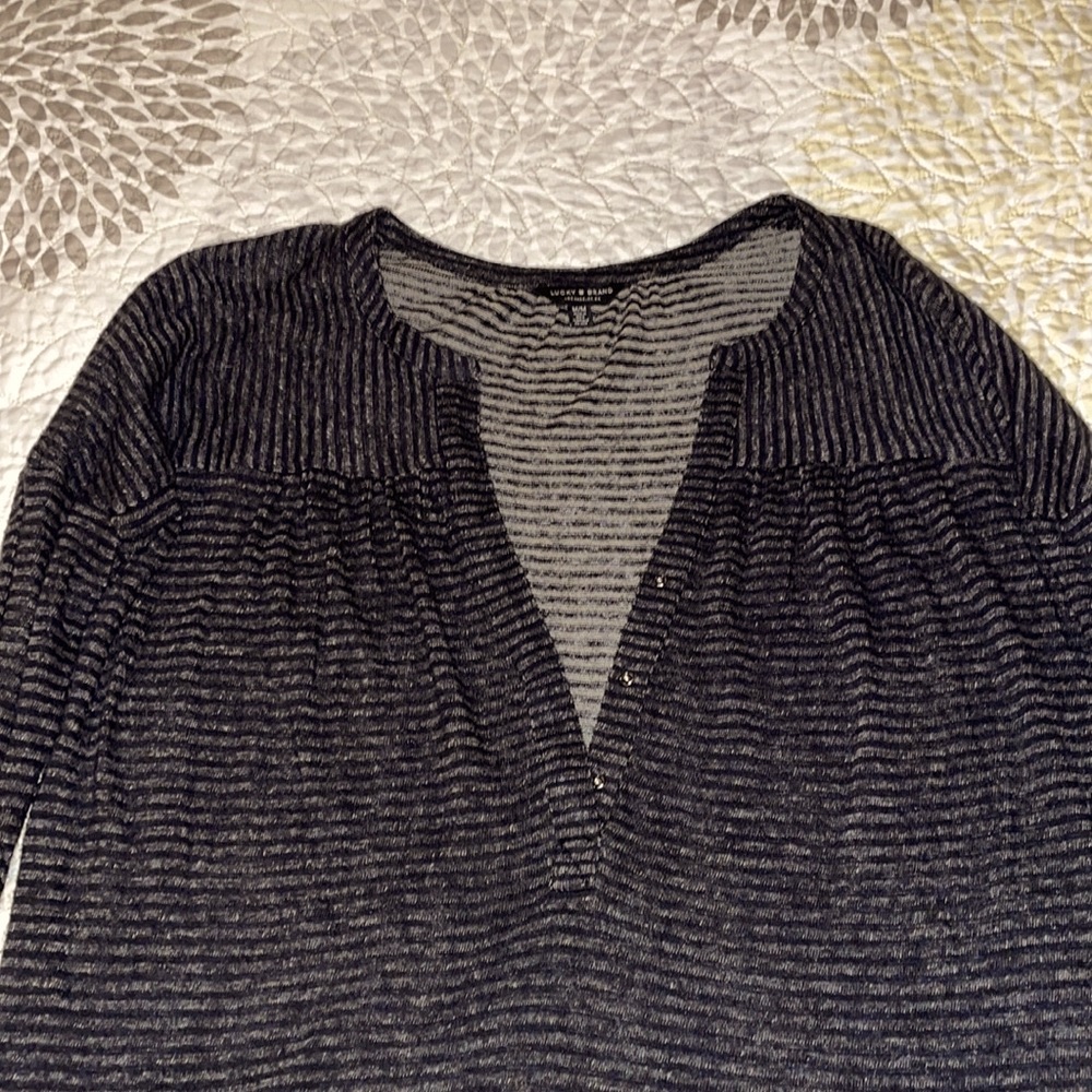 Lucky black long sleeve shirt